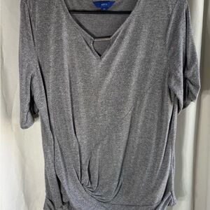 Apt. 9 Women's Gray Top Size XLarge EPC